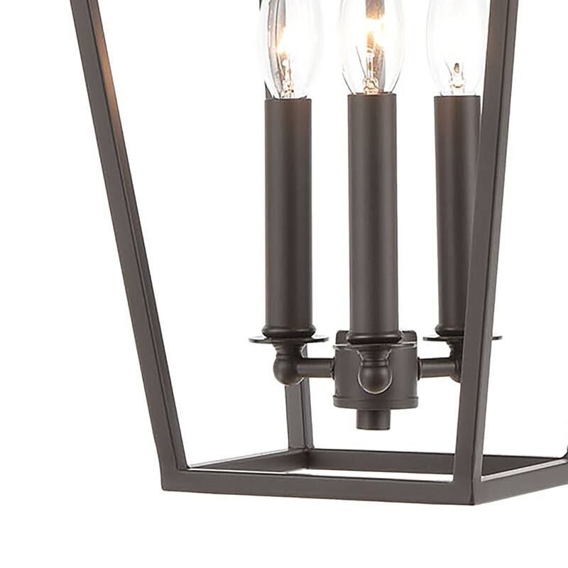 Elk Home Fairfax Oil Rubbed Bronze Metal 3 Light Pendant