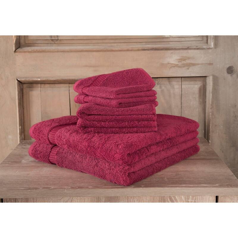 Luxury Turkish Villa Collection Bathroom Towel - Quick Dry Bath Towel Set (Set of 6)