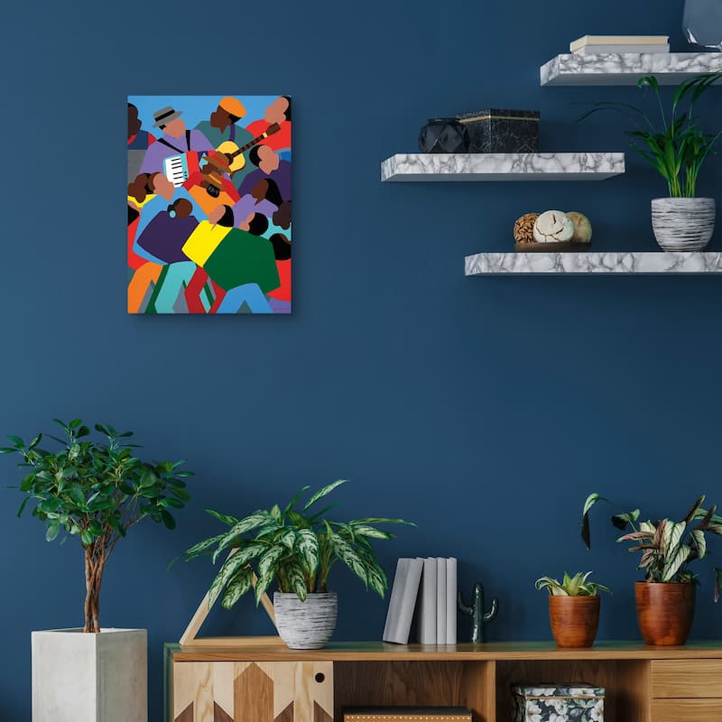 Zydeco Canvas Art Print