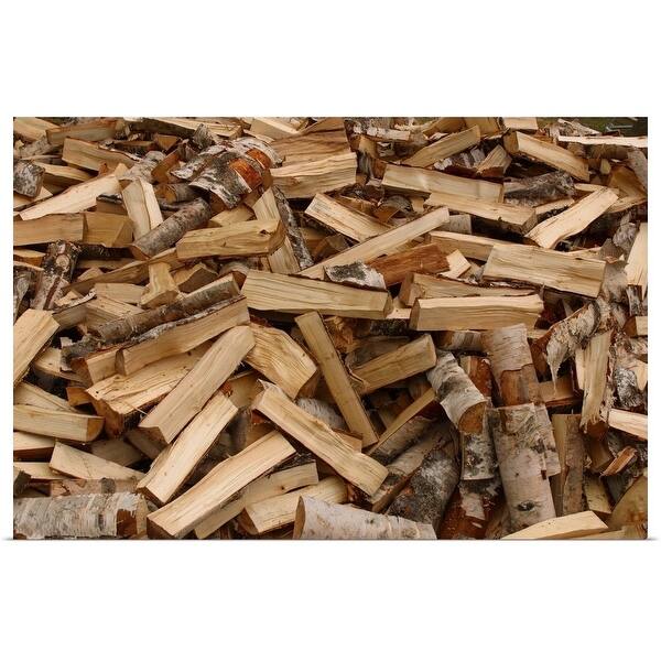 Shop Split Firewood Poster Print Free Shipping On Orders Over