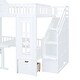 preview thumbnail 39 of 38, Full over Full Bunk Bed With Changeable Table,Conversation Desk