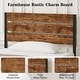 preview thumbnail 26 of 28, VECELO Twin Size Kids Bed Frames Set with Headboard and Footboard 2-Pack Wooden Rail Headboard Kids Bed