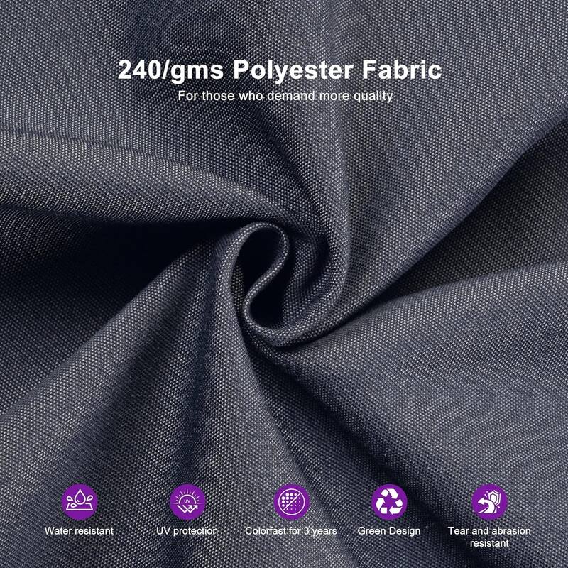 PURPLE LEAF Double Top Stylish Patio Cantilever Umbrella