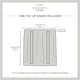 preview thumbnail 5 of 7, ATI Home Loha Light Filtering Rod Pocket Tie Up Shade - 54X63