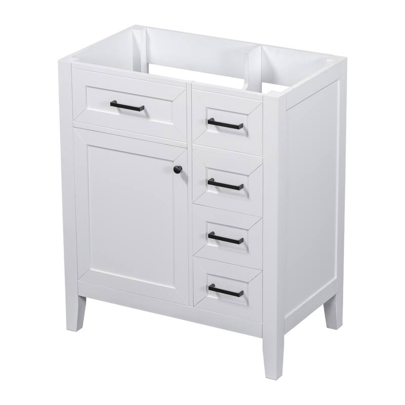 30" Bathroom Vanity with Solid Frame and MDF Board