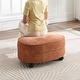 preview thumbnail 2 of 8, 40.2" Modern Chenille Accent Chair,Comfy Reading Chair with Storage Ottoman