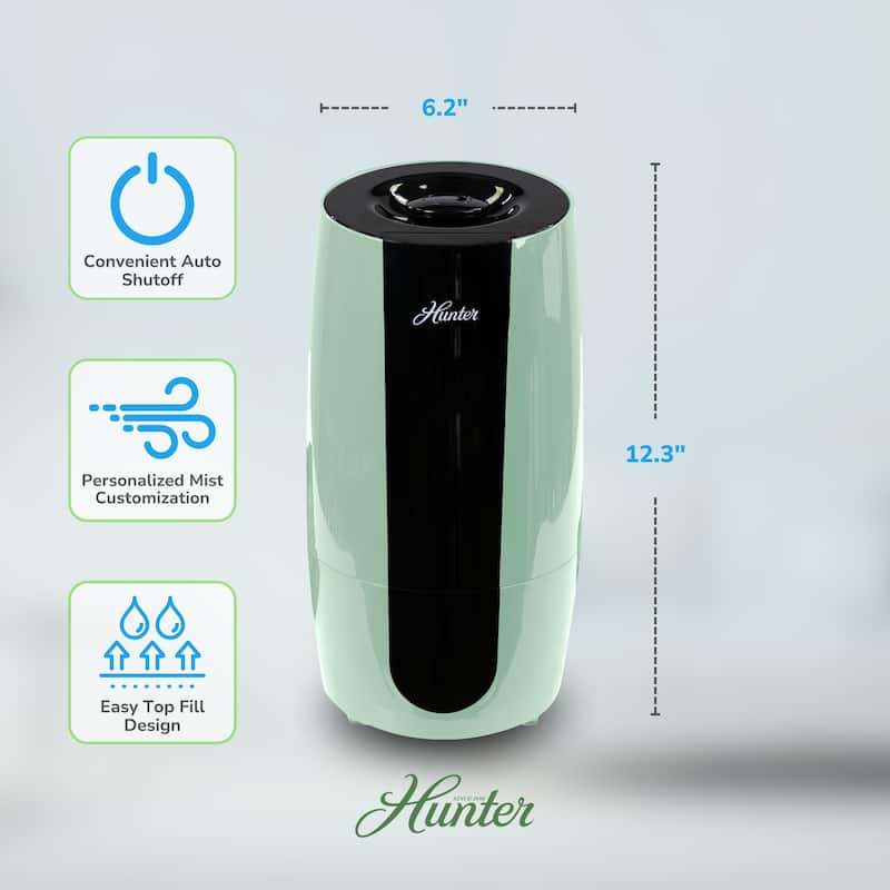 Hunter Fan Aspire 0.7 Gal Ultrasonic Cool Mist Humidifier