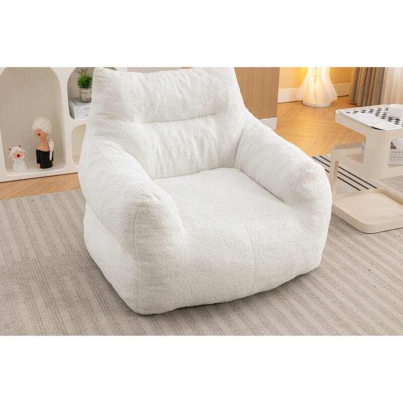 Modern 37" Upholstered Chaise Loungel Chair with High Quality Memory Sponge Filled