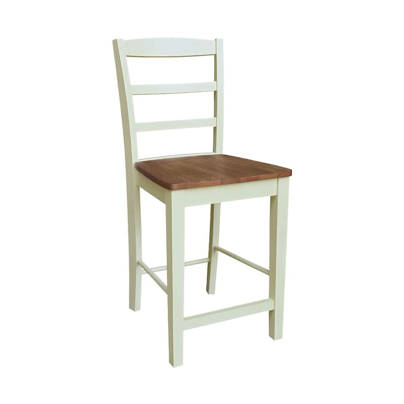 36 in Solid Wood Round Top Counter Height Dining Table with Stools