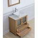 preview thumbnail 20 of 39, Vanity Art 30-inch Single Sink Bathroom Vanity Set With Engineered Marble Top and Free Mirror - 30 x 18.5 x 36 Inches