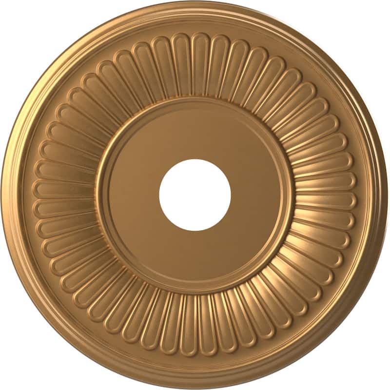 3 1/2" Inside Diameter - Berkshire Thermoformed PVC Ceiling Medallion