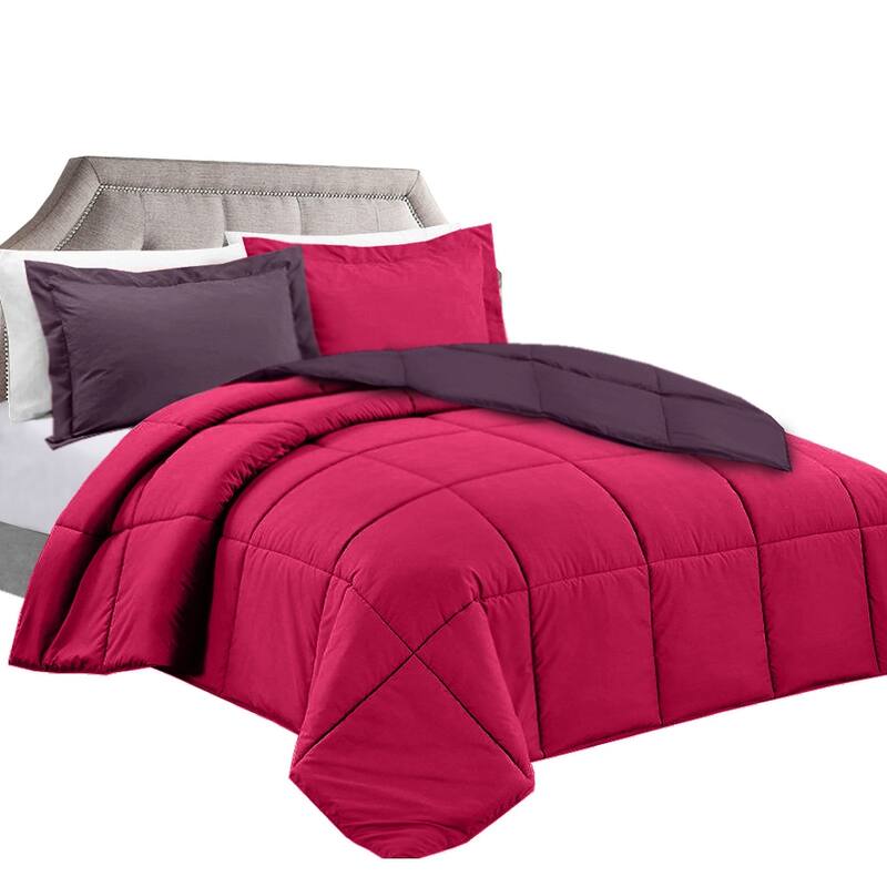 Nestl All Season Down Alternative Reversible Comforter Set