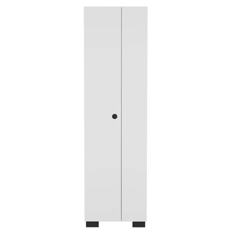 Armoire for Living Room ,Apartment, Bedroom, White - White