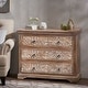 preview thumbnail 1 of 10, Holgate Boho Handcrafted Acacia Wood 3 Drawer Chest by Christopher Knight Home