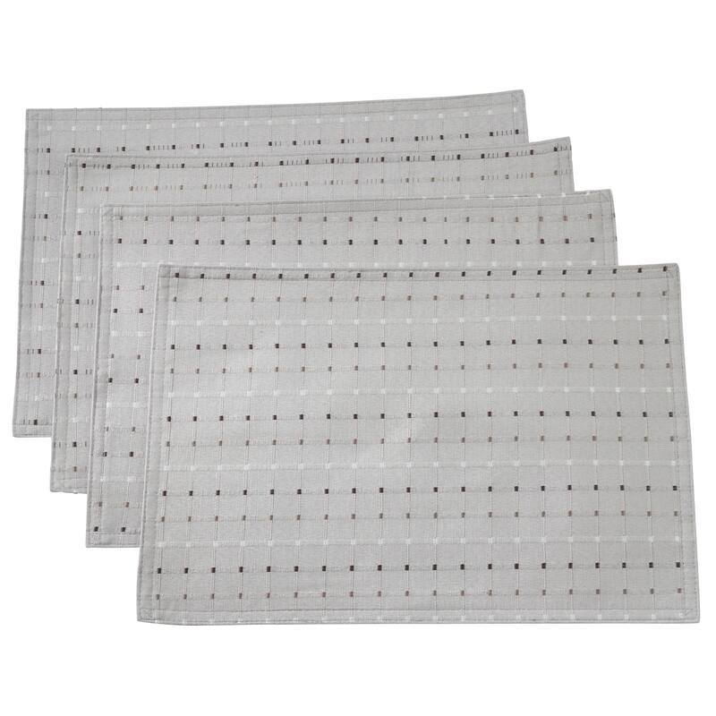 Stitched Line Table Mats (Set of 4)