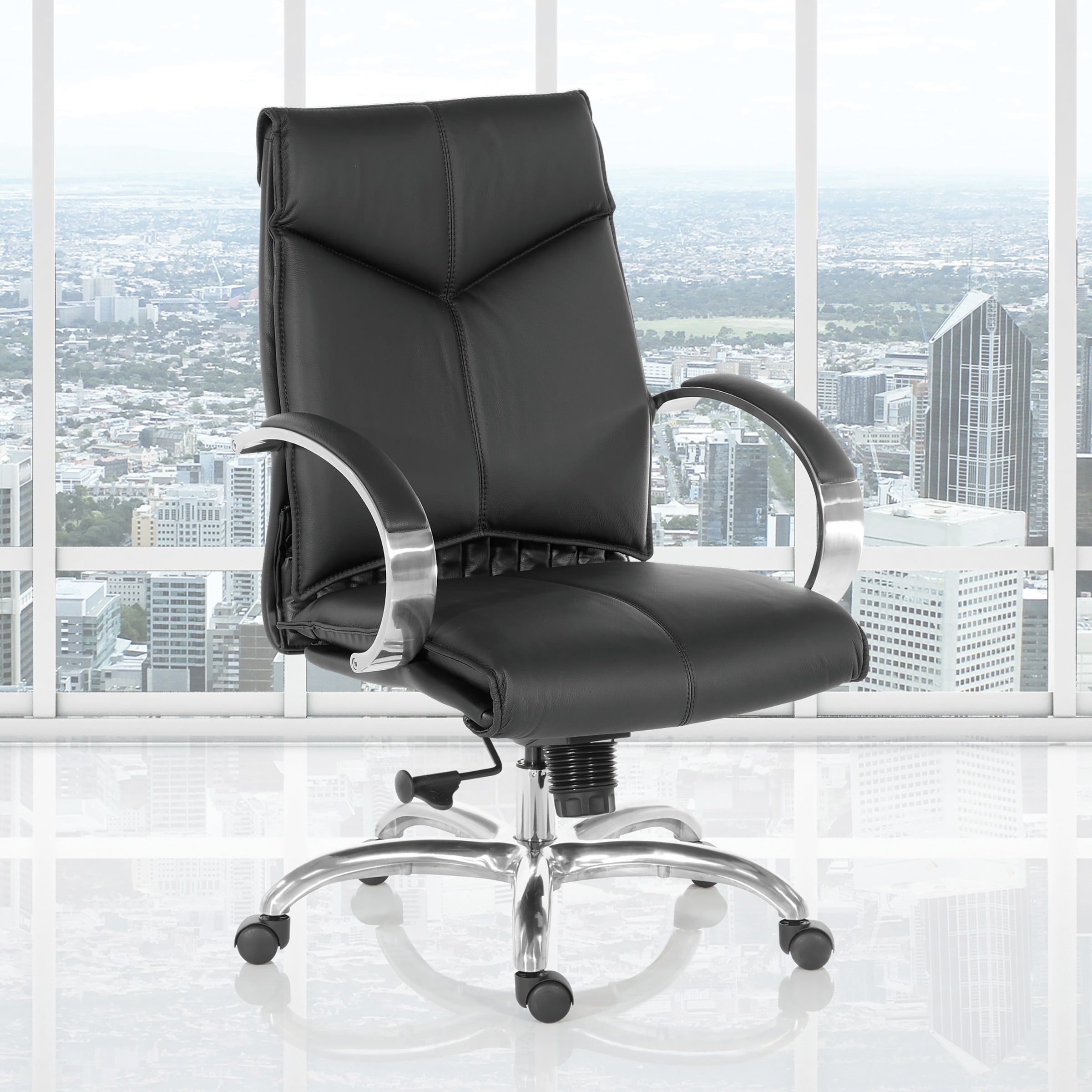 Office star discount executive leather chair