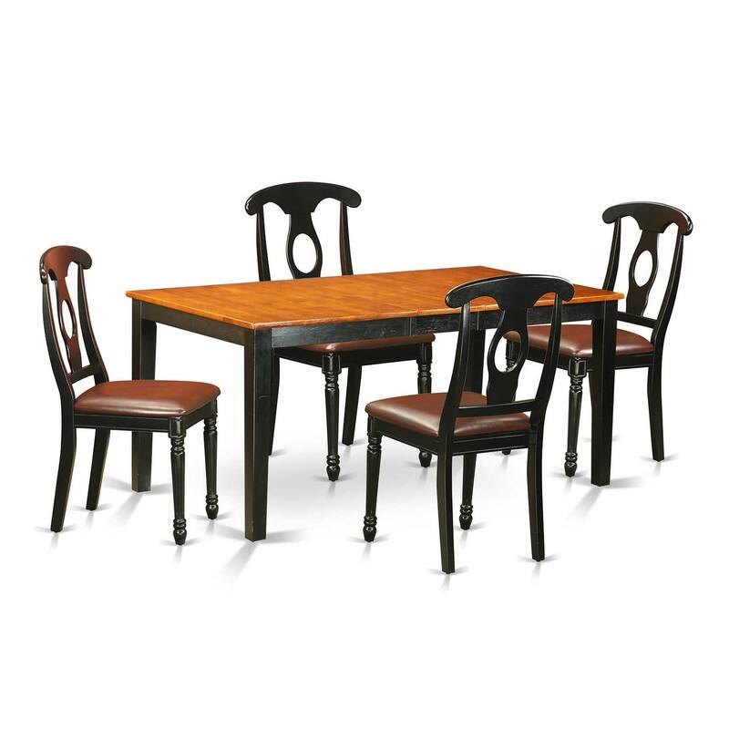 Dining Room Table Set for 8 - Solid Wood Chairs & Table - Rococo Style Furniture