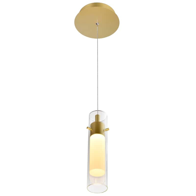 Olinda LED Integrated Satin Gold Mini Pendant - Satin Gold