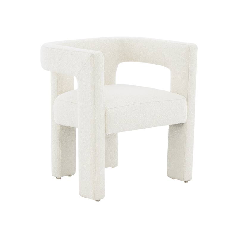 SAFAVIEH Couture Deandre Cut Out Accent Chair (Fully Assembled) - 24.8 IN W x 20.8 IN D x 26.8 IN H