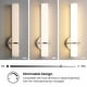 preview thumbnail 30 of 29, Modern Wall Sconce 2-Pack Sconce Wall Lighting Acrylic Lampshade 18in Wall Light Fixture