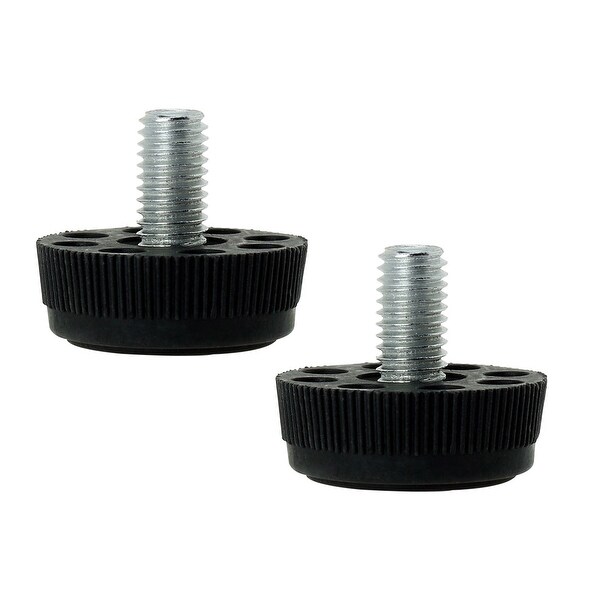 M8 x 13 x 30mm Leveling Feet Adjustable Leveler Floor Protector for Furniture Chair Table Sofa Leg 2pcs