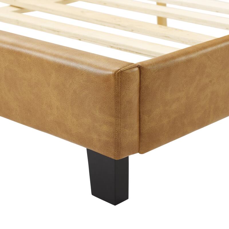 Corvus Somme Tufted Upholstered Platform Bed