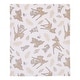 preview thumbnail 3 of 2, Disney B is for Bambi Tan, Gray, and White Super Soft Plush Baby Blanket