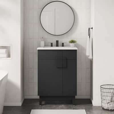 Miles 24" Bathroom Vanity Cabinet (Sink Basin Not Included) - 24