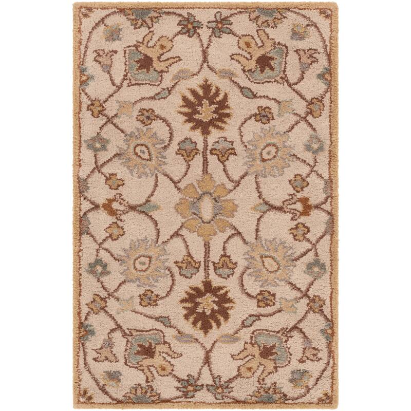 Hand-tufted Trey Traditional Wool Area Rug