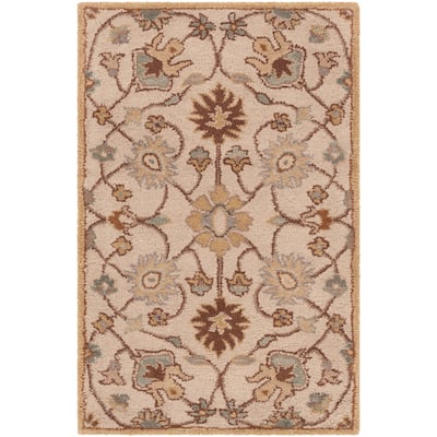 Hand-tufted Trey Traditional Wool Area Rug