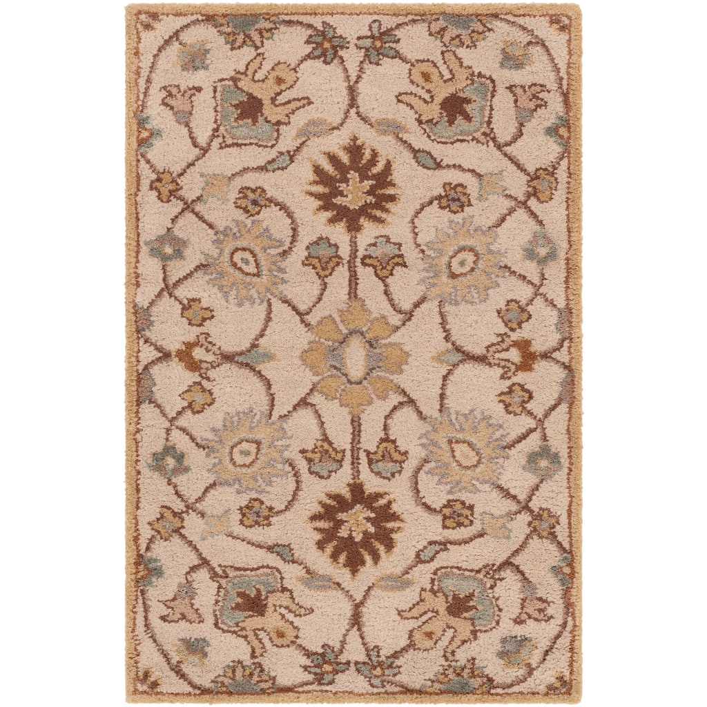 Hand-tufted Trey Traditional Wool Area Rug