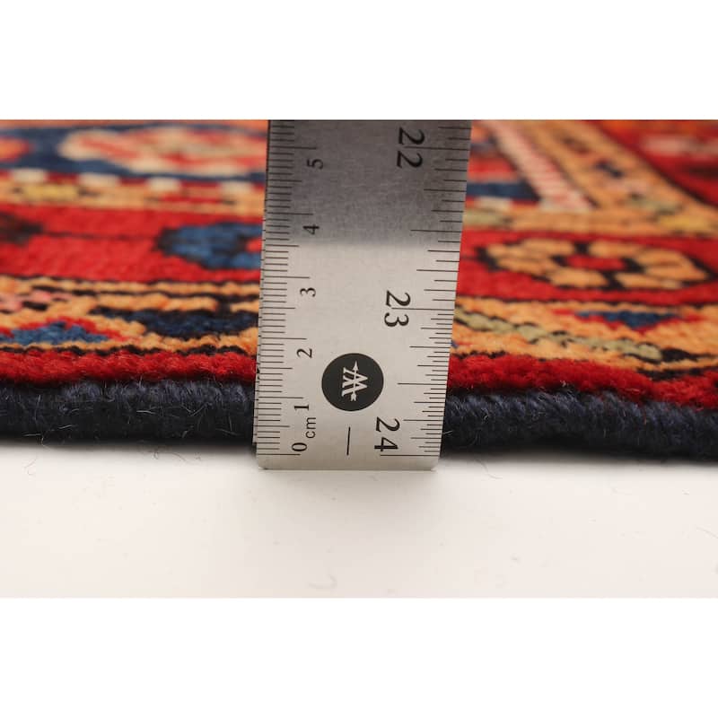 ECARPETGALLERY Hand-knotted Anatolian Vintage Red Wool Rug - 4'6 x 7'2