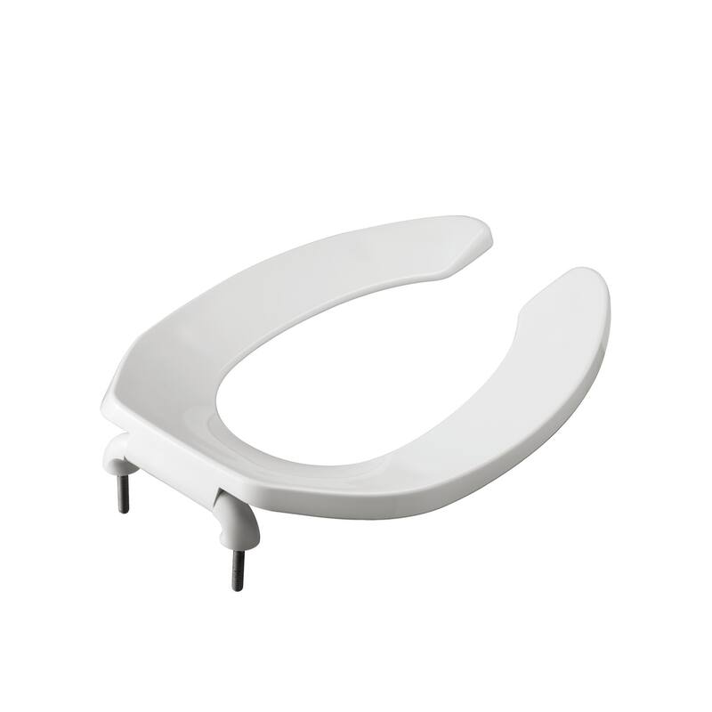 Swiss Madison SM-SES99 Elongated Open-Front Toilet Seat with Soft - White