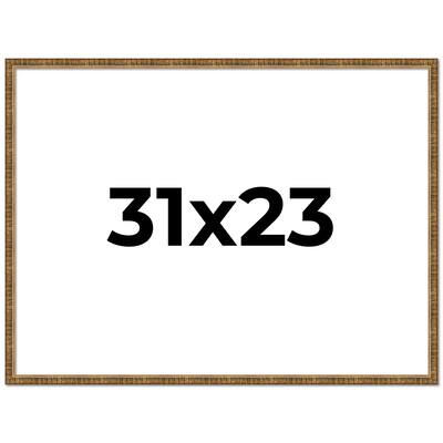 31x23 Frame Gold Picture Frame - Complete Modern Photo Frame Includes