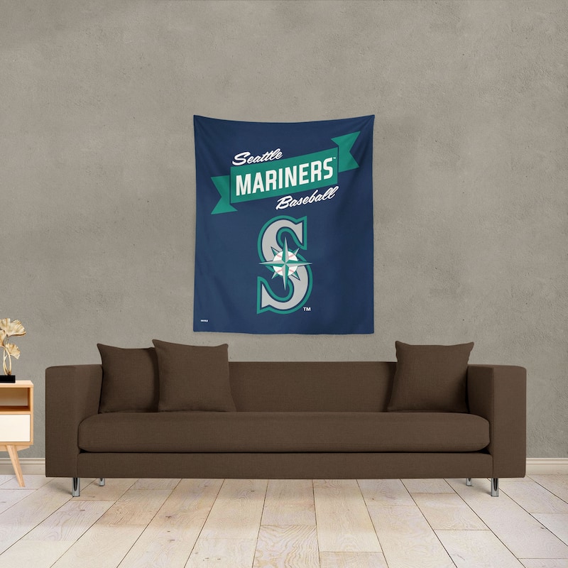MLB Premium Mariners Printed Wall Hanging - 34"x40"