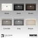 preview thumbnail 28 of 65, Karran Drop-In Quartz 33 in. 1-Hole Single Bowl Kitchen Sink Kit