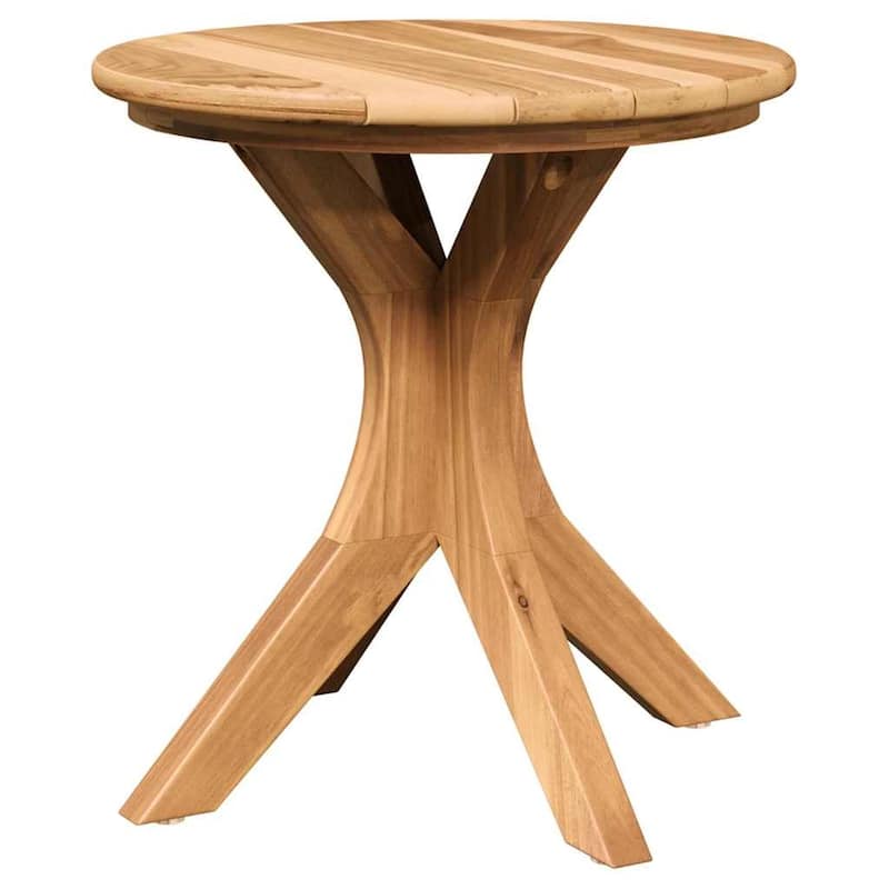 vidaXL Patio Table Brown Solid teak wood