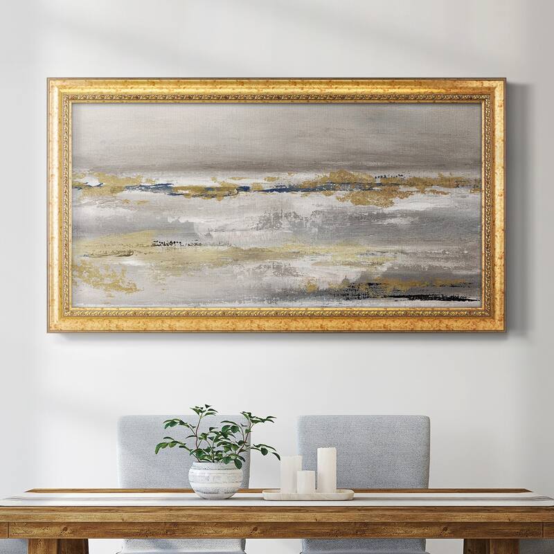 Golden Fog Premium Framed Canvas- Ready to Hang