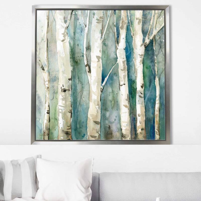 "River Birch II" by Carol Robinson Print on Floating Canvas