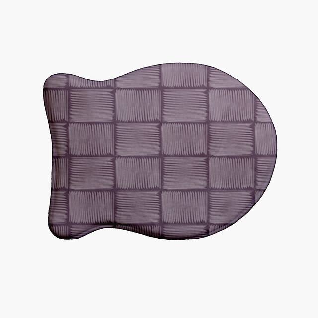 Basketweave Pet Feeding Mat for Dogs and Cats - Purple - 19" x 14"-Fish