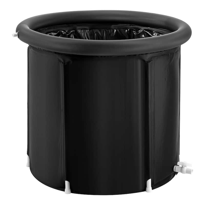 Ice Bath Tub, Cold Water Therapy Plunge Tub for Athlete, Portable Outdoor Ice Barrel Plunge Pool for Recovery - 35.4"