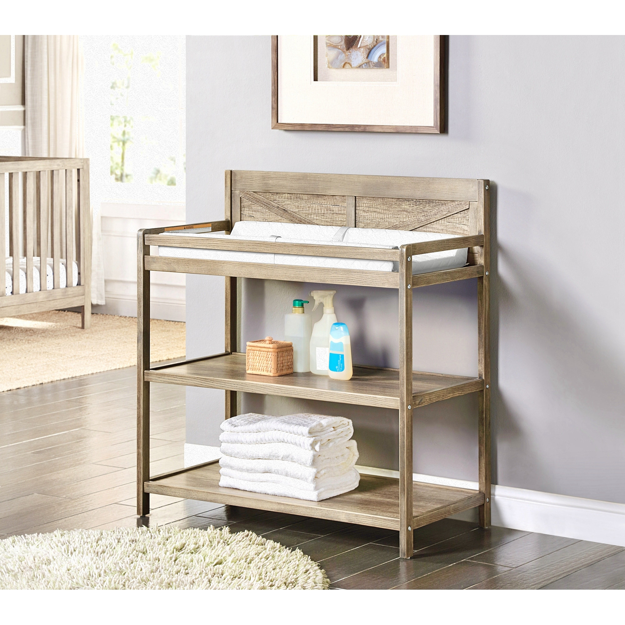 Overstock changing clearance table