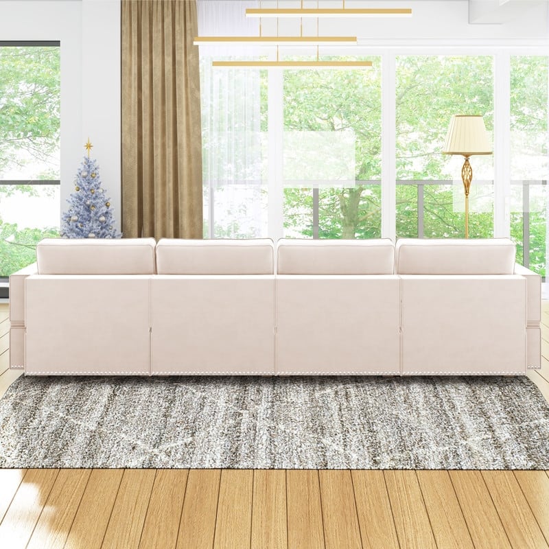 Mixoy 6-Seater Transferable Position Free Combination Sectional Sofa with Storage