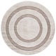 preview thumbnail 38 of 41, SAFAVIEH Florida Shag Carlinde Border 1.2-inch Thick Rug 6'7" Round - Beige/Dark Beige - Round