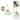 1 Light wall sconce green wall lighting glass, metal  bedroom wall lighting