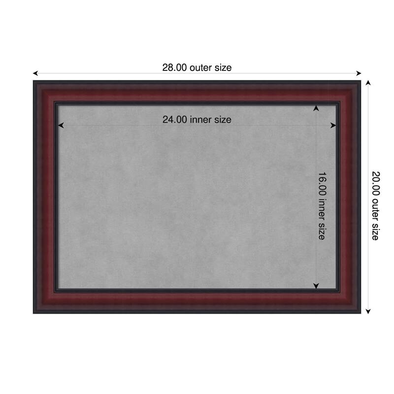 Amanti Art Dalat Black Framed - 28 x 20 in - Dalat Cherry