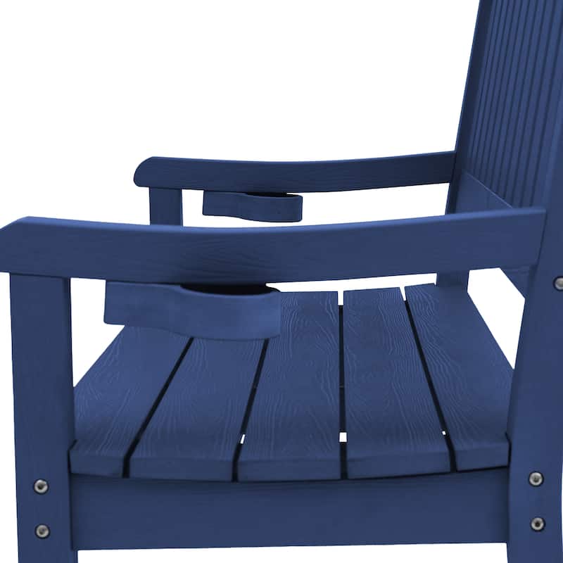 48'' Outdoor Bench - Weatherproof Garden Bench for Patio, Porch, Backyard
