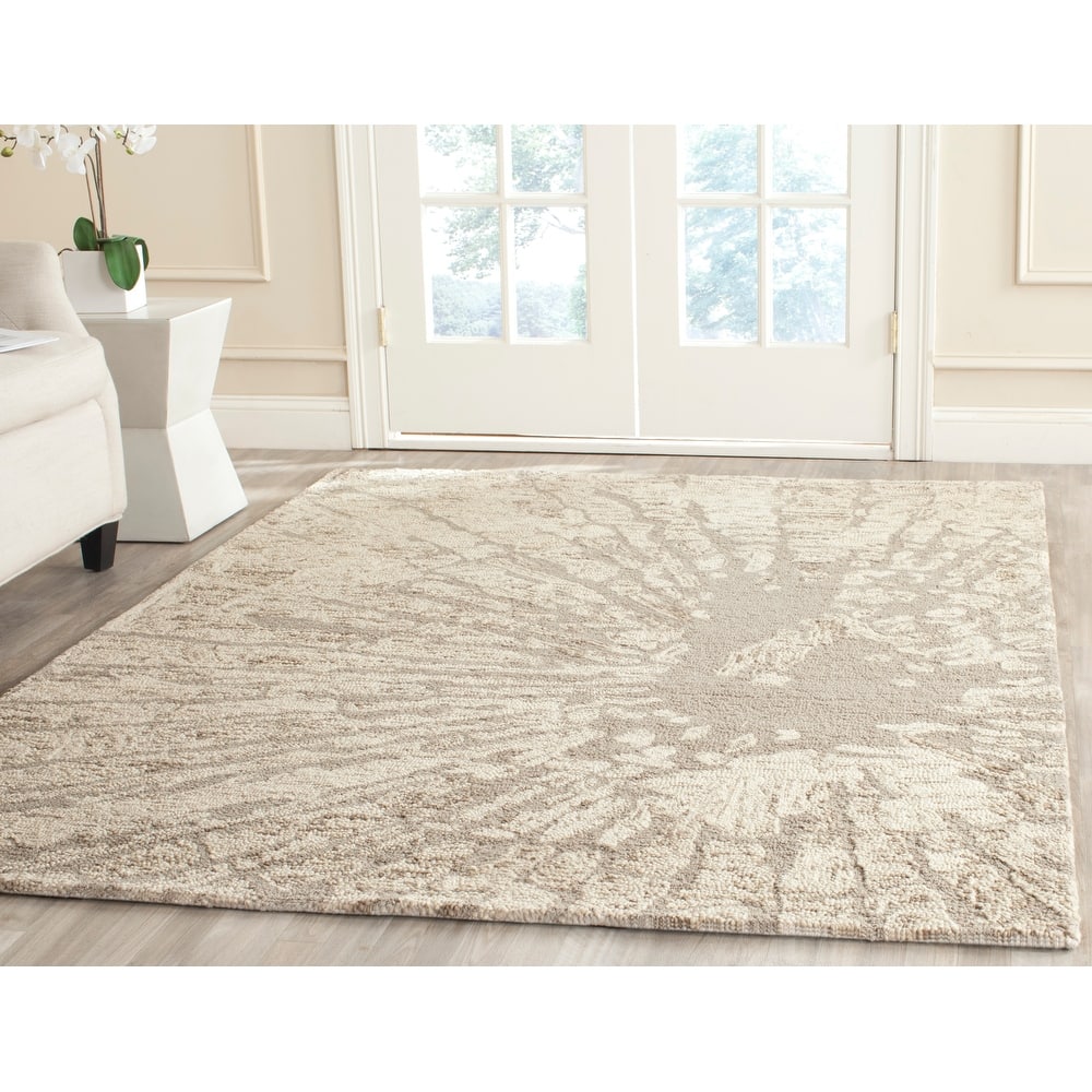 SAFAVIEH Handmade Bella Manisha Modern Abstract Wool Rug