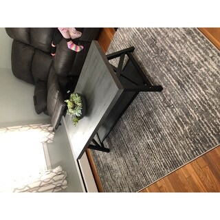 Bryson Rustic X-Base Accent Tables by iNSPIRE Q Classic