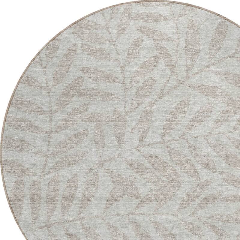 HomeRoots Floral Transitional Rectangle Outdoor Rug